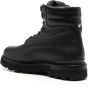 Moncler Peka lace-up leather boots Black - Thumbnail 3