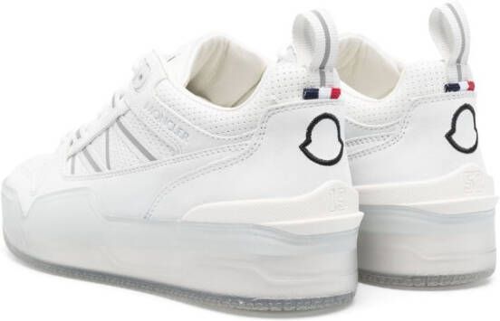 Moncler Pivot low-top leather sneakers White