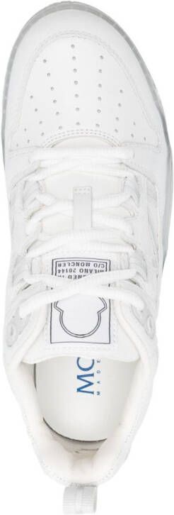 Moncler Pivot low-top leather sneakers White