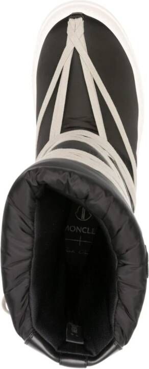 Moncler + Rick Owens Bigrocks padded boots Black