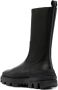 Moncler ridged-sole panelled boots Black - Thumbnail 3