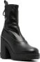 Moncler Splora leather ankle boots Black - Thumbnail 2