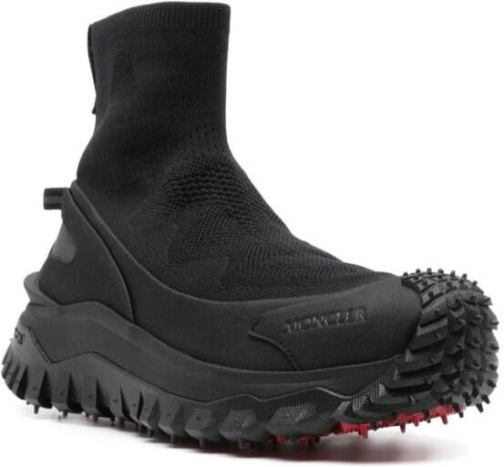 Moncler Trailgrip Knit high-top sneakers Black