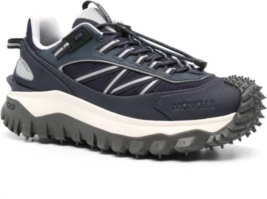 Moncler Trailgrip panelled sneakers Blue
