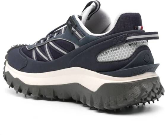 Moncler Trailgrip panelled sneakers Blue