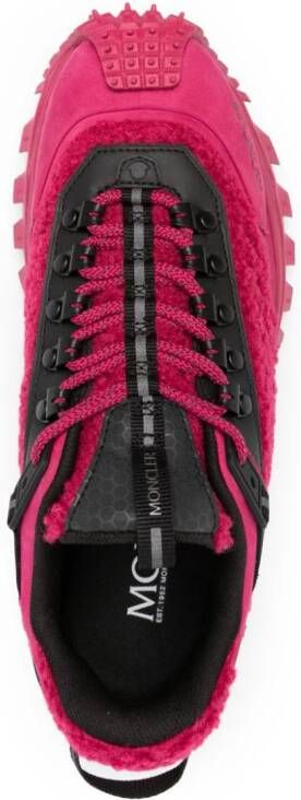 Moncler Trailgrip suede sneakers Pink