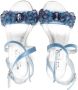 Monnalisa 35mm crystal embellished sandals Blue - Thumbnail 3