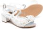 Monnalisa 35mm crystal-embellished sandals Silver - Thumbnail 2