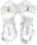 Monnalisa 35mm crystal-embellished sandals Silver - Thumbnail 3