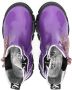 Monnalisa bow-detail ankle boots Purple - Thumbnail 3