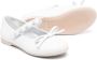 Monnalisa bow-detail leather ballerina shoes White - Thumbnail 2