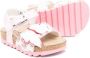 Monnalisa bow-detail open-toe sandals Pink - Thumbnail 2