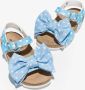 Monnalisa bow-detail polka dot sandals Blue - Thumbnail 2