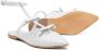 Monnalisa bow glitter ballerina shoes Silver - Thumbnail 2