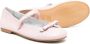 Monnalisa bow leather ballerina shoes Pink - Thumbnail 2