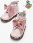 Monnalisa bow tie boots Pink - Thumbnail 3