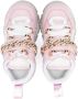 Monnalisa chain-link detail lace-up sneakers Pink - Thumbnail 3