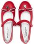 Monnalisa crystal-embellished bow ballerina shoes Red - Thumbnail 3