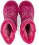 Monnalisa crystal-embellished suede boots Pink - Thumbnail 3