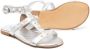 Monnalisa embellished metallic 15mm sandals Silver - Thumbnail 2
