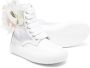 Monnalisa floral-detail 35mm ankle boots White - Thumbnail 2