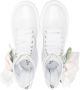 Monnalisa floral-detail 35mm ankle boots White - Thumbnail 3