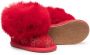 Monnalisa fur-ankle suede boots Red - Thumbnail 2