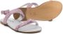 Monnalisa glitter-detailed sandals Pink - Thumbnail 2