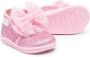 Monnalisa glitter-embellished ankle boots Pink - Thumbnail 2