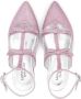 Monnalisa glitter-embellished ballerina shoes Pink - Thumbnail 3