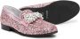 Monnalisa glitter-embellished ballerina shoes Pink - Thumbnail 2