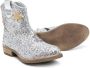 Monnalisa glitter Western 30mm boots Silver - Thumbnail 2