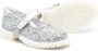 Monnalisa glittered flat ballerina shoes Silver - Thumbnail 2