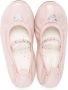 Monnalisa heart-charm ballerinas shoes Pink - Thumbnail 3
