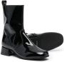 Monnalisa high-shine finish ankle boots Black - Thumbnail 2