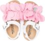 Monnalisa knot-detailing glitter sandals Pink - Thumbnail 3