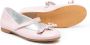 Monnalisa logo-charm 15mm ballerina shoes Pink - Thumbnail 2