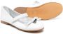 Monnalisa logo-charm 15mm ballerina shoes White - Thumbnail 2
