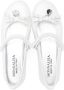 Monnalisa logo-charm 15mm ballerina shoes White - Thumbnail 3