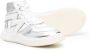 Monnalisa metallic logo-patch sneakers White - Thumbnail 2