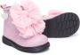 Monnalisa oversize-bow glitter ankle boots Pink - Thumbnail 2