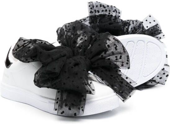 Monnalisa oversize bow sneakers White