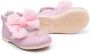 Monnalisa oversized-bow glitter ballerina shoes Pink - Thumbnail 2
