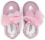 Monnalisa oversized-bow glitter ballerina shoes Pink - Thumbnail 3