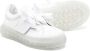 Monnalisa petal-detail low-top sneakers White - Thumbnail 2