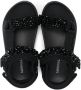 Monnalisa rhinestone embellished sandals Black - Thumbnail 3