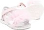 Monnalisa ruffled open-toe sandals Pink - Thumbnail 2