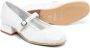 Monnalisa sequin-embellished 35mm ballerina shoes White - Thumbnail 2