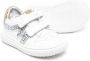 Monnalisa shimmer detail touch-strap sneakers White - Thumbnail 2