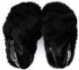 Monnalisa slingback-strap open-toe sandals Black - Thumbnail 3